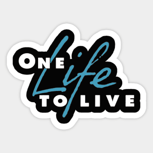 One Life To Live Retro TV Show Logo Sticker